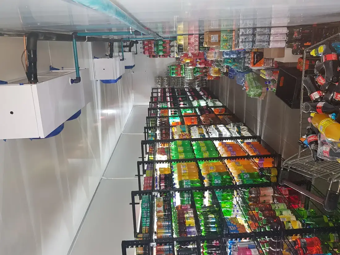 RDC display refrigeration installation