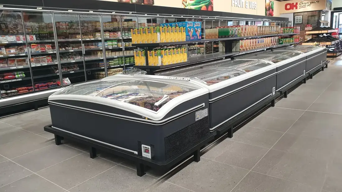 RDC display refrigeration installation