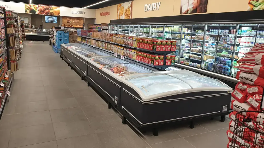 RDC display refrigeration installation