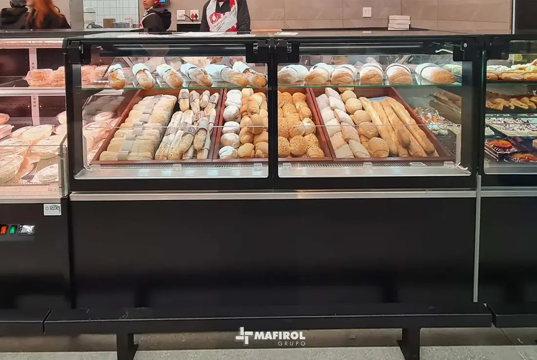 RDC display refrigeration installation