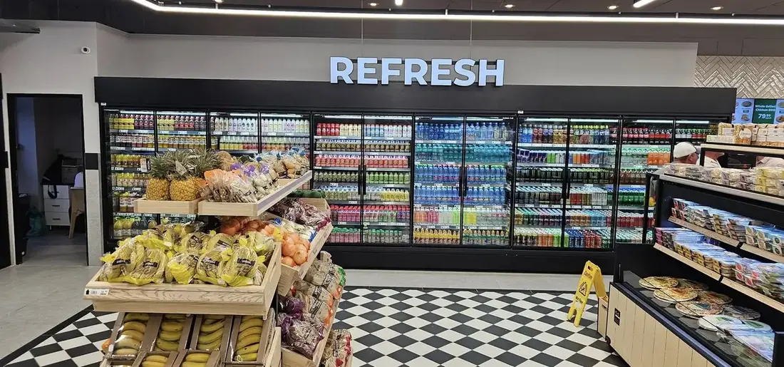 RDC display refrigeration installation