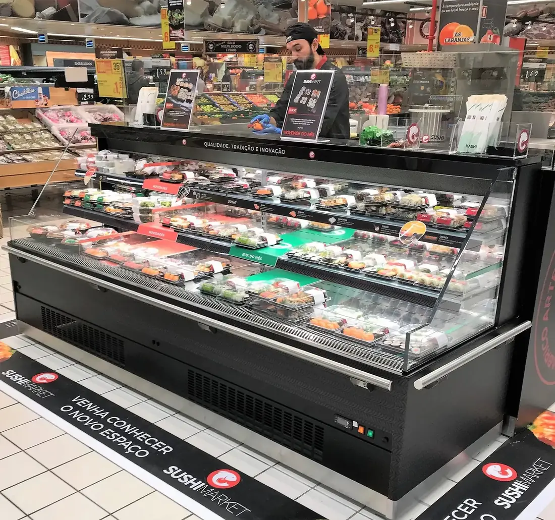 RDC display refrigeration installation