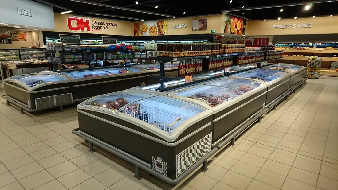 RDC display refrigeration installation