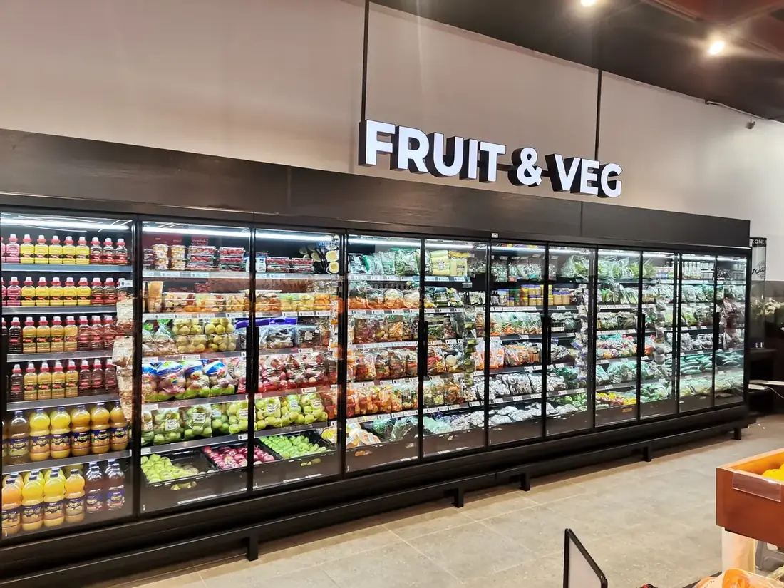 RDC display refrigeration installation