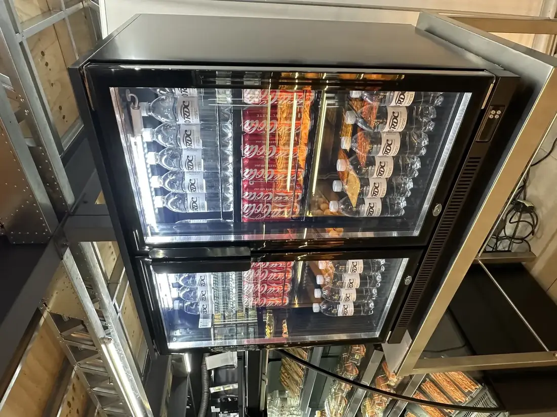 RDC cabinet on a store floor